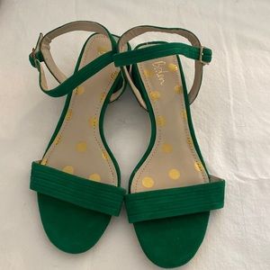 Green Boden brand, dress shoes, size 8